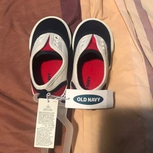 Old Navy Red White and Blue Sneakers for Toddler